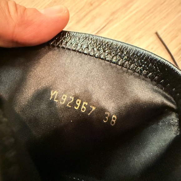 Stuart Weitzman Black Ankle Boots with Gold Accents - Picture 13 of 14